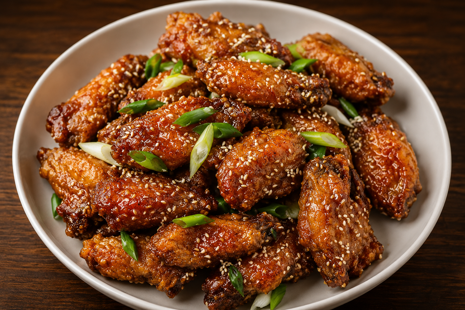 Garlic wings (portion)